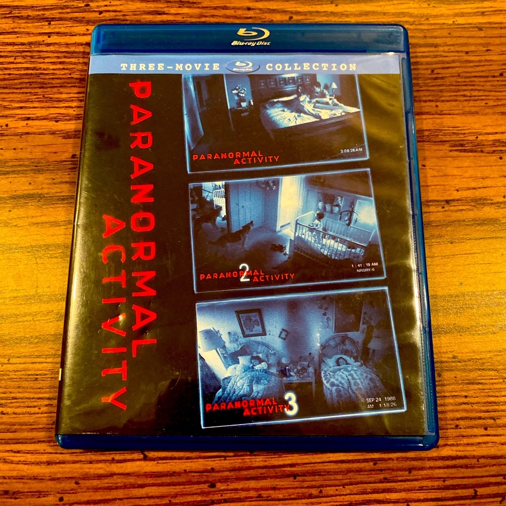 Paranormal Activity Trilogy Blu Ray